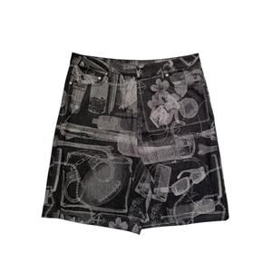 $770 Xray jacquard denim jorts
